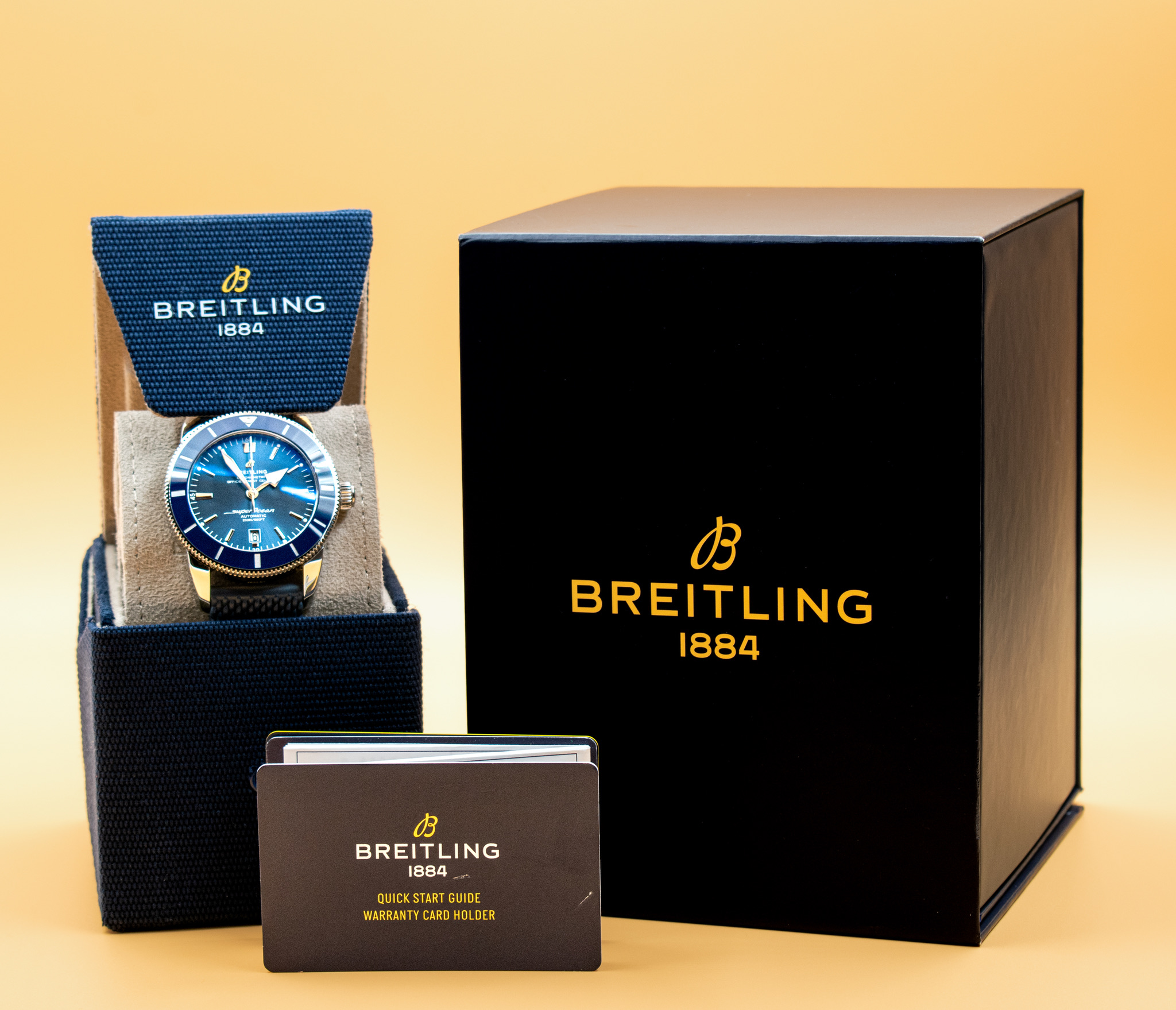 2022 Breitling Superocean Heritage II B20 AB2020161C1S1 with presentation case, outer box, and accompanying accessories